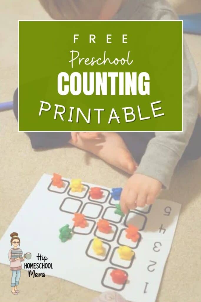 Free Preschool Counting Printable