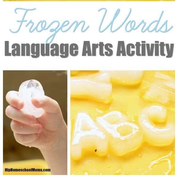 Icy Fun: Frozen Words Language Arts Activity