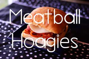 Easy Meatball Hoagies