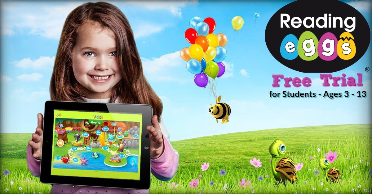 Reading Eggs Free Trial for Students Ages 3 – 13