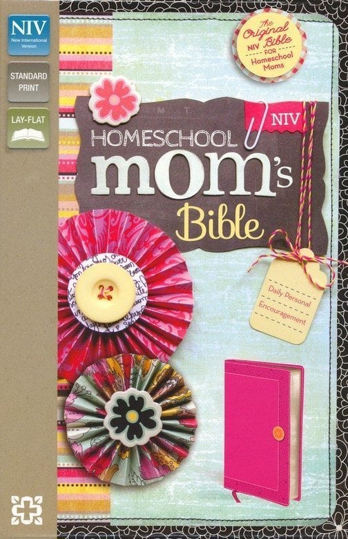 DEAL ALERT: NIV Homeschool Mom’s Bible: Daily Personal Encouragement, Italian Duo-Tone, Hot Pink – 70% off