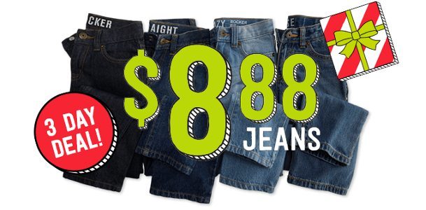 DEAL ALERT: $8.88 Jeans from Crazy 8