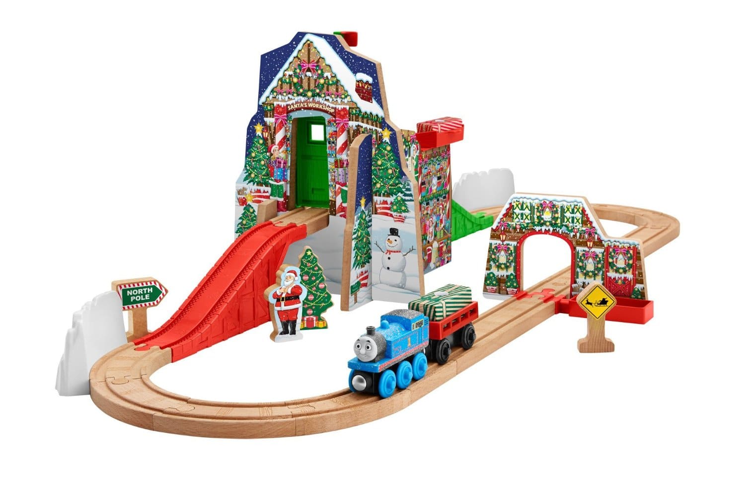 DEAL ALERT: Thomas the Train Wooden Railway Santa’s Workshop Express
