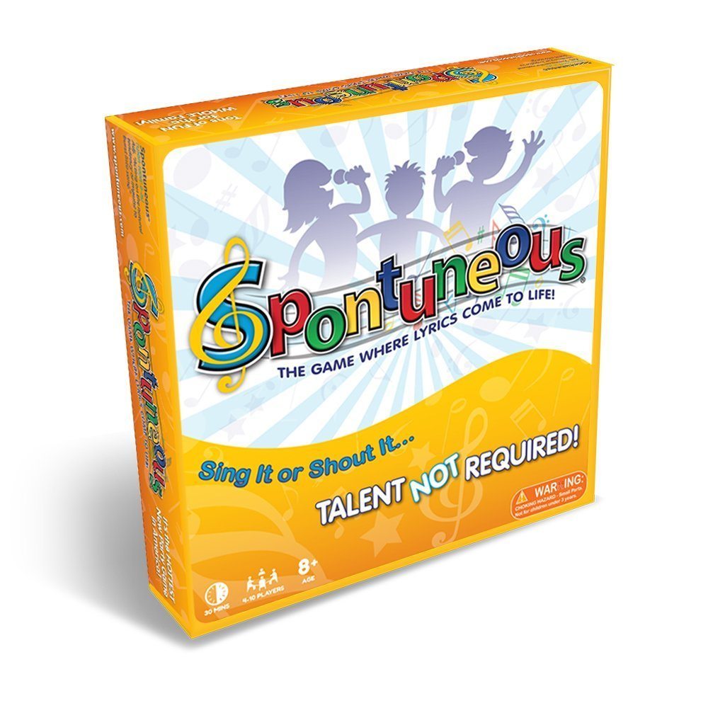 LIGHTNING DEAL ALERT! Spontuneous – The Song Game – Sing It or Shout It – Talent NOT Required