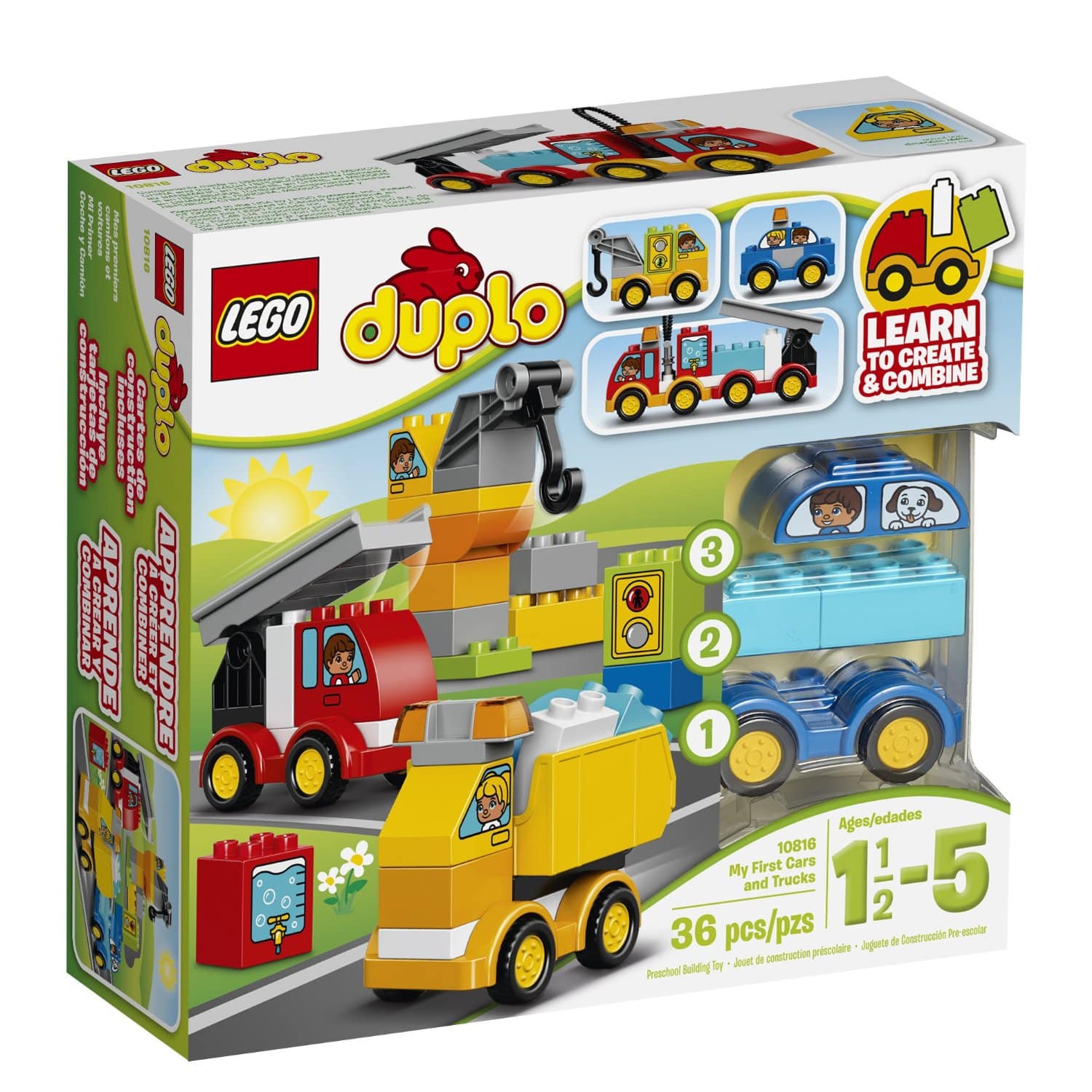 DEAL ALERT: LEGO DUPLO My First Cars and Trucks Educational Preschool Toy Building Blocks For Your Toddler