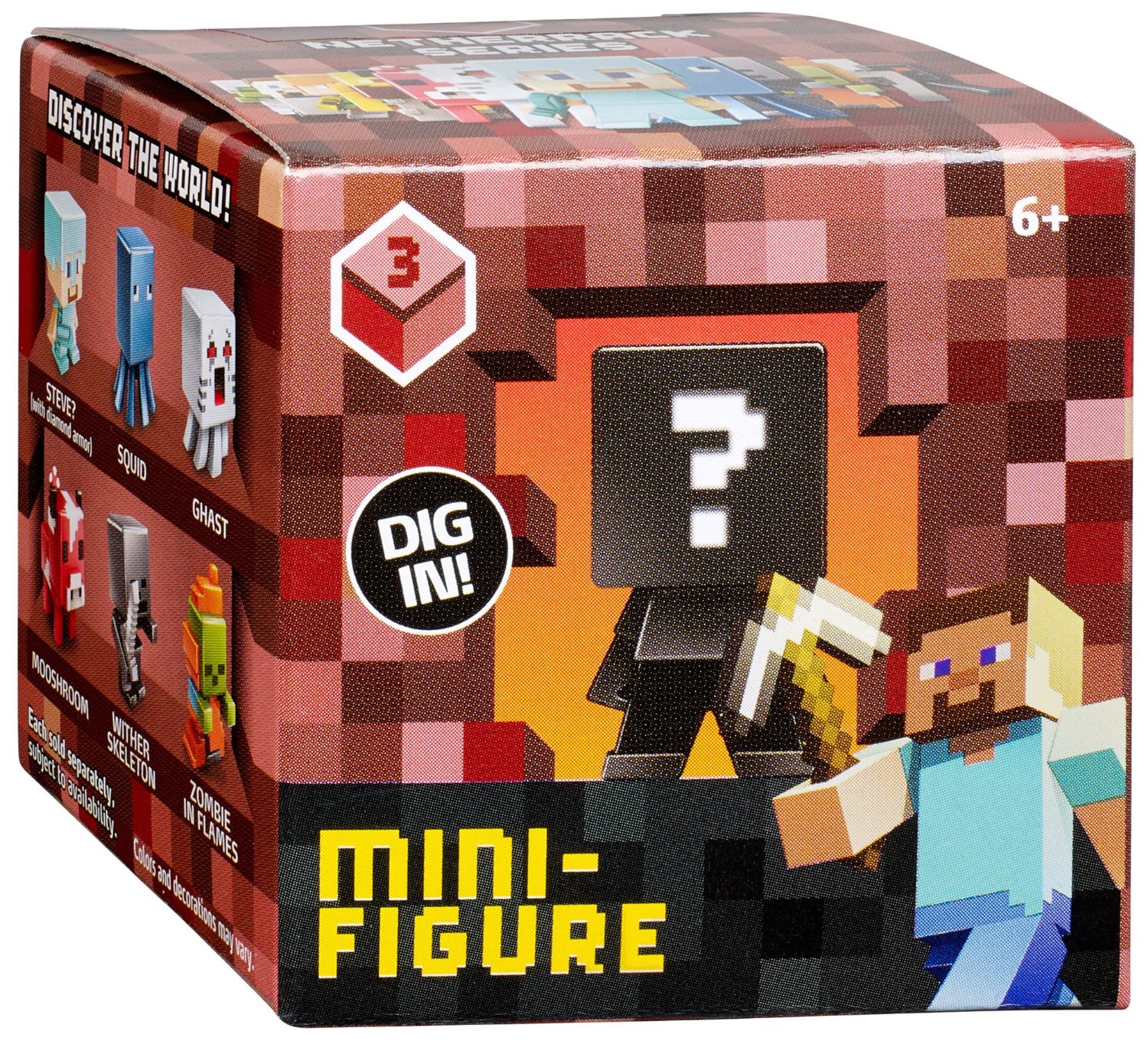 LIGHTNING DEAL ALERT! Minecraft Collectible Figure Mystery Blind Box – 58% off!
