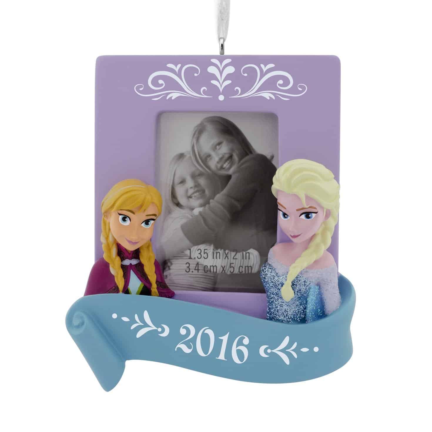 DEAL ALERT: Hallmark 2016 Disney Frozen Elsa and Anna Photo Holder Holiday Ornament – $2.99