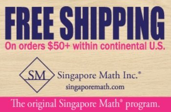 DEAL ALERT: Singapore Math is shipping for free! Check out the details!