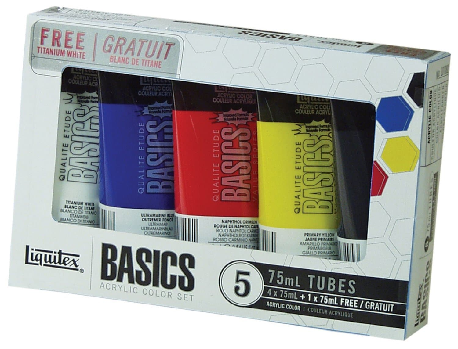 LIGHTNING DEAL ALERT! Liquitex Basics Acrylic Color Set, 4-pack – 50% off