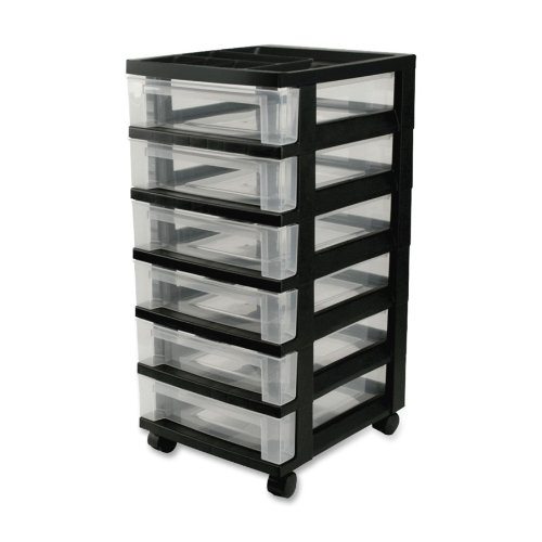 DEAL ALERT: 6-Drawer Storage Cart with Organizer Top – 57% off!