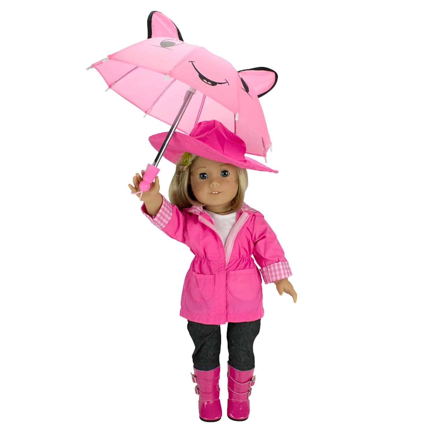 LIGHTNING DEAL ALERT! Rain Coat Doll Clothes for American Girl Dolls – 46%