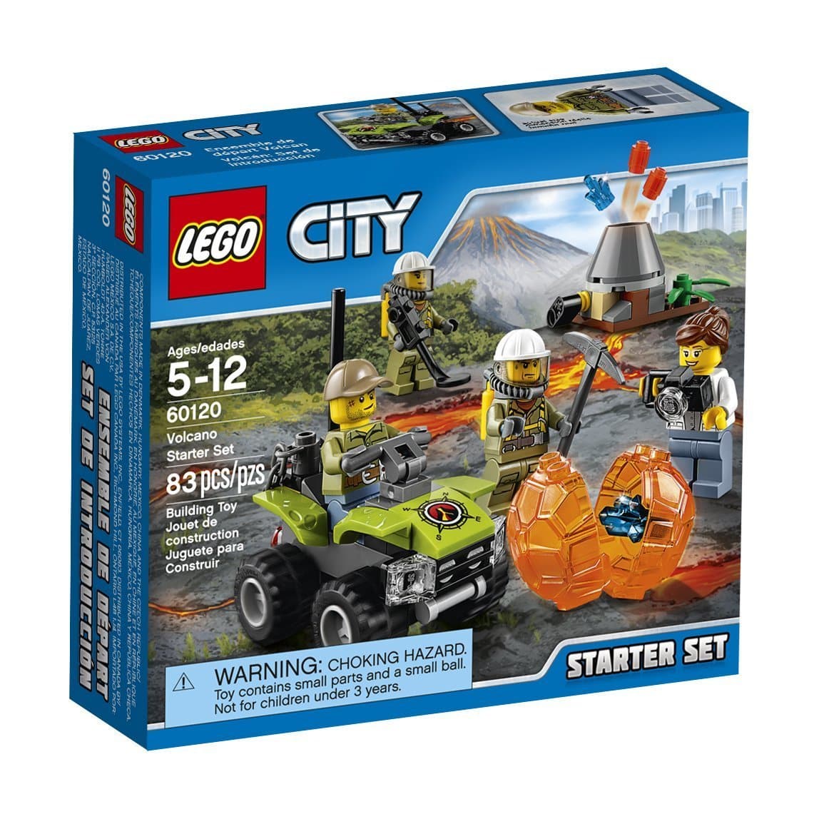 DEAL ALERT: LEGO City Volcano Explorers Volcano Starter Set Building Kit – 40% off!