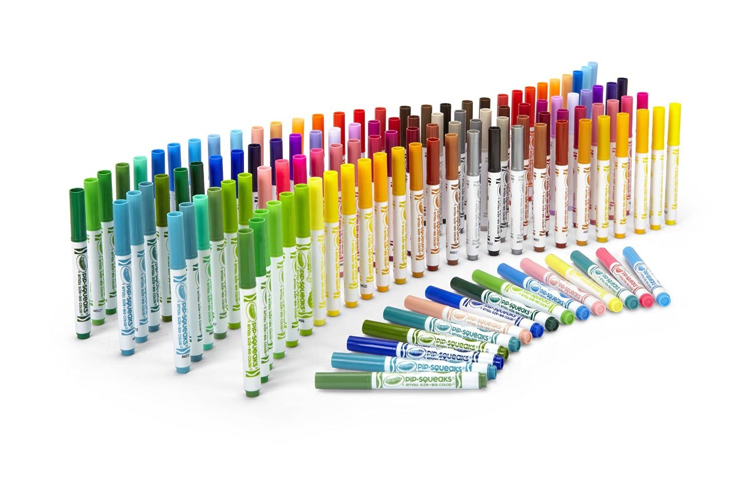 LIGHTNING DEAL ALERT! Crayola Pip Squeak Skinnies Markers (128 Count) – 54% off!