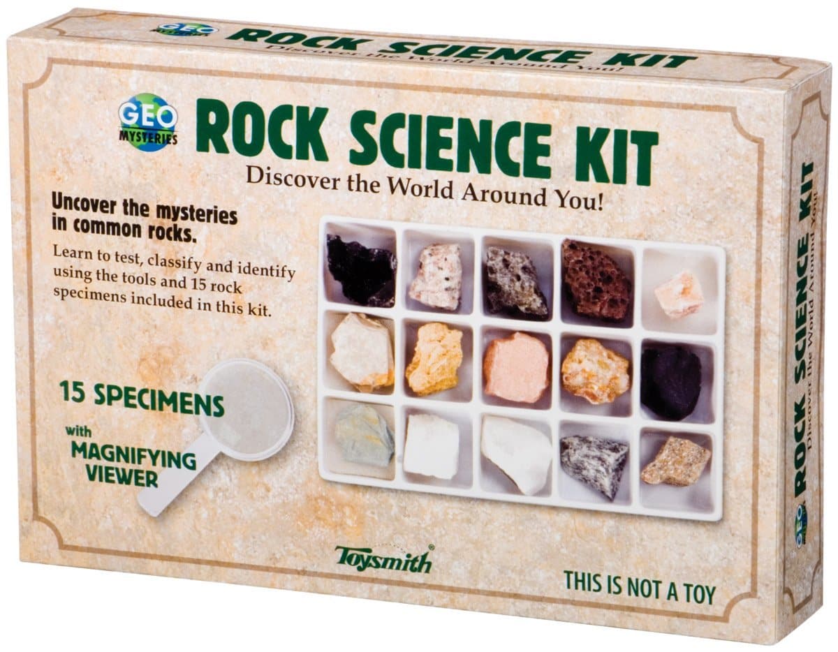 LIGHTNING DEAL ALERT! Toysmith Rock Science Kit – 37% off