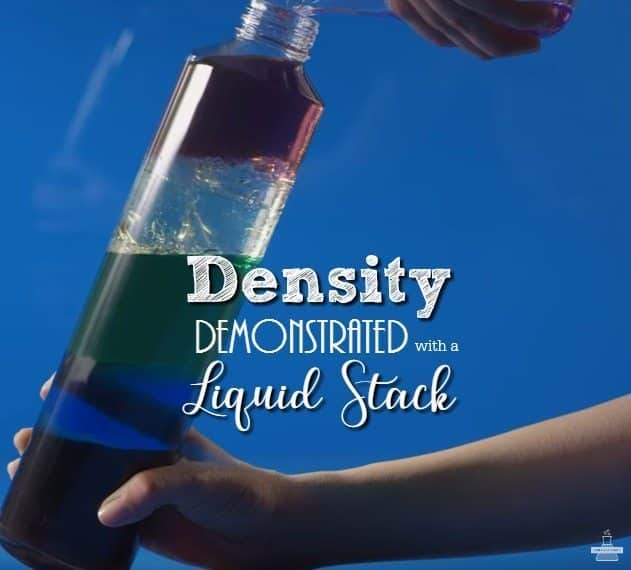 Density Demonstrated With a Liquid Stack
