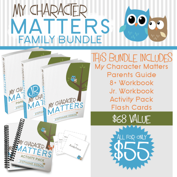 DEAL ALERT: My Character Matters Family Bundle – an additional 25% off
