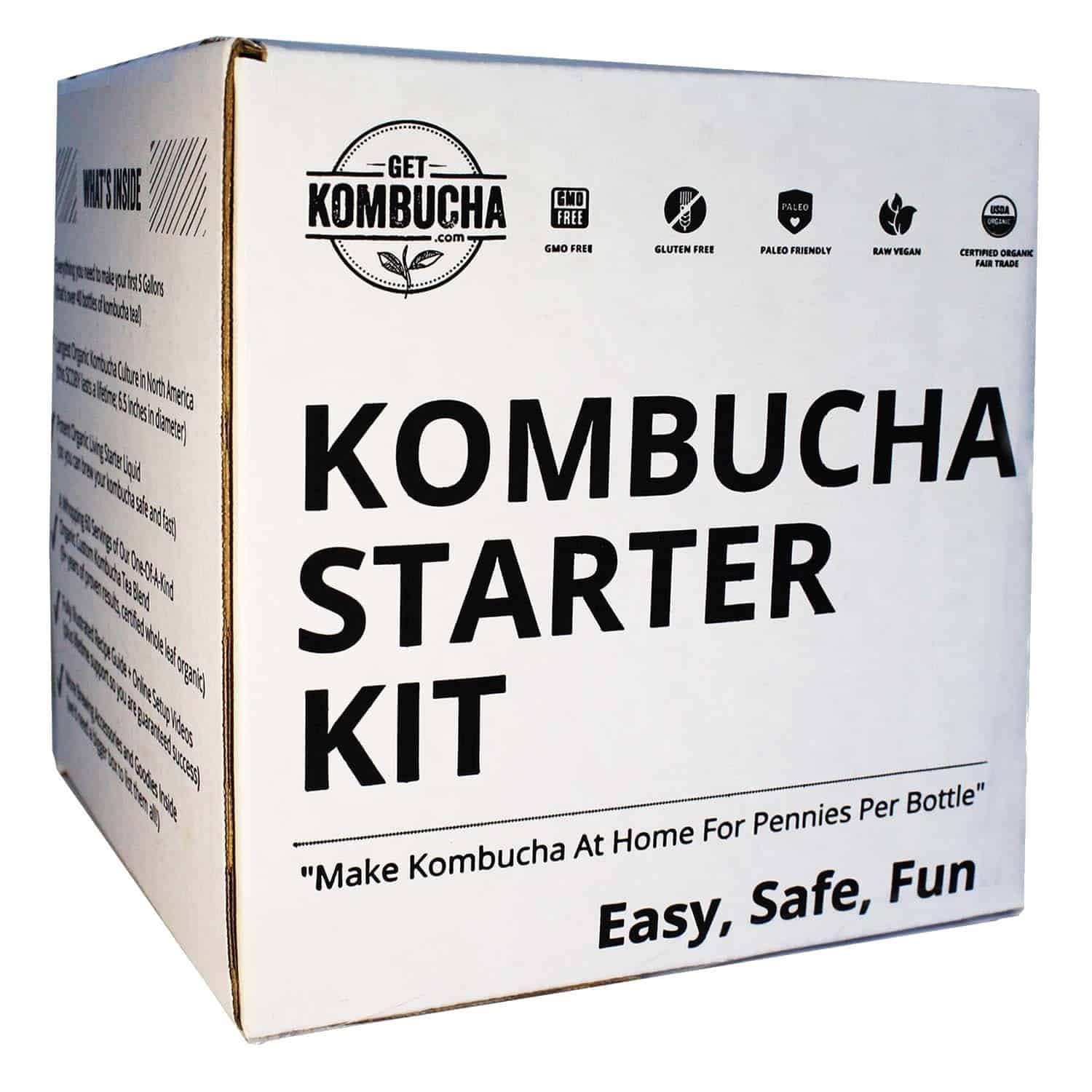 LIGHTNING DEAL ALERT! Kombucha Brewing Starter Kit: 6.5″ Organic SCOBY – 60% off!