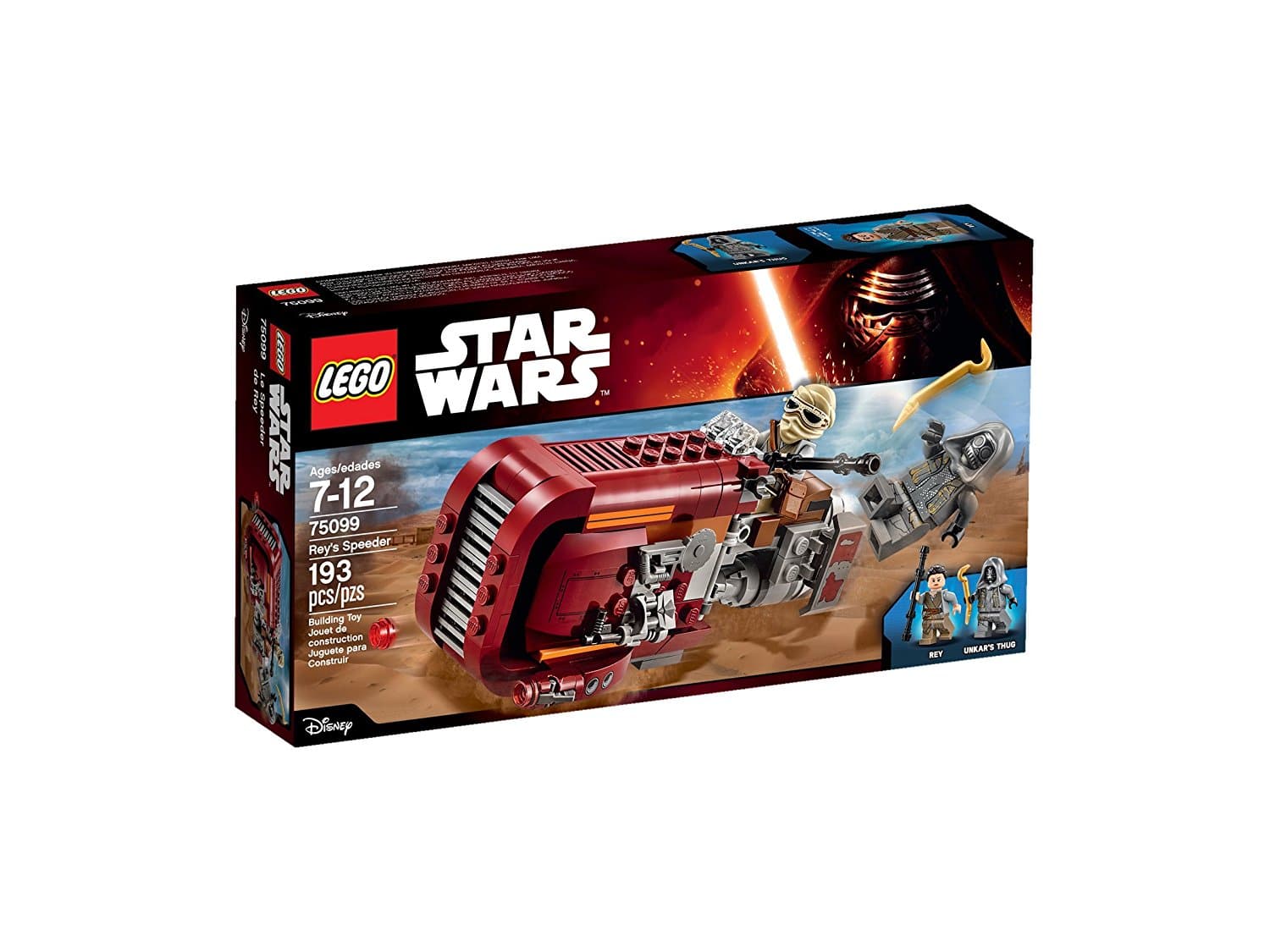 LIGHTNING DEAL ALERT! LEGO Star Wars Rey’s Speeder – 40% off!