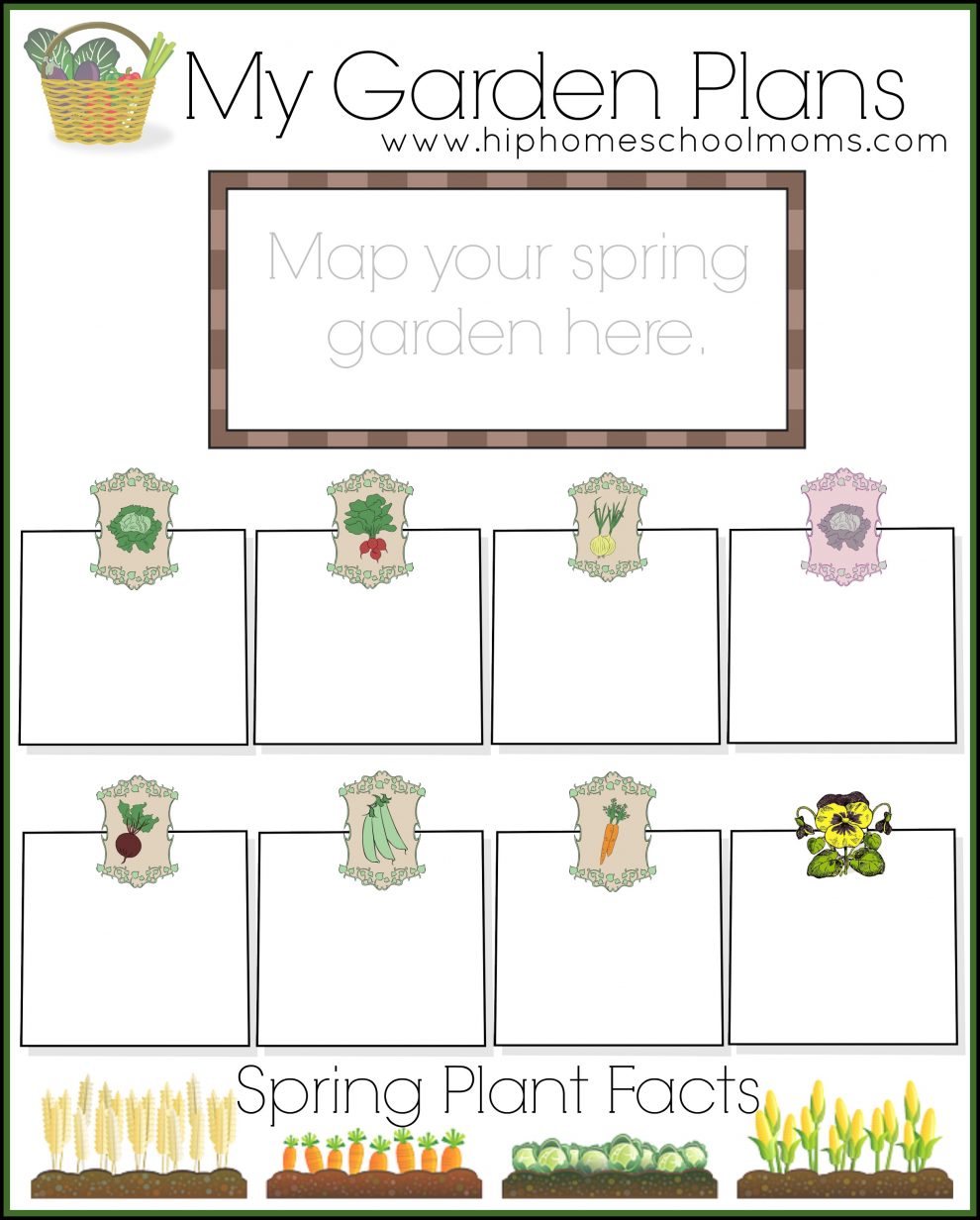 Free Garden Planner for Kids - Hip Homeschool Moms