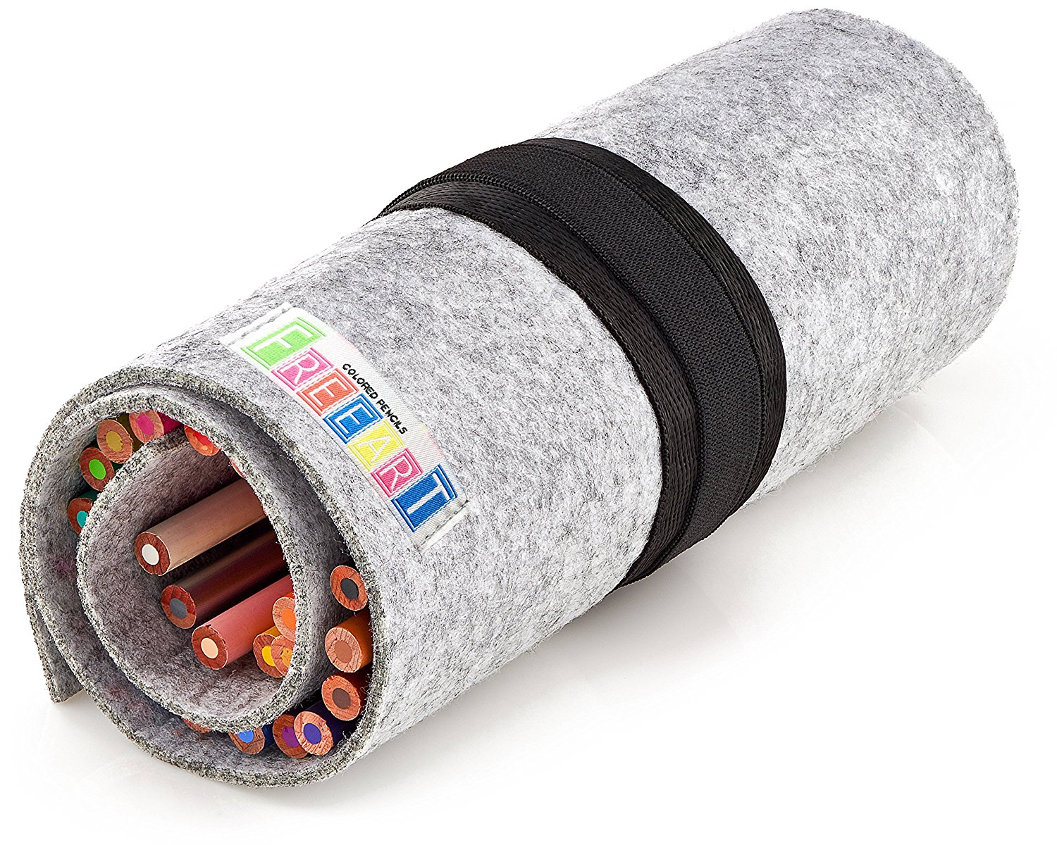 LIGHTNING DEAL ALERT! Colored Pencils Set With Wool Felt Wrap – 70% off!