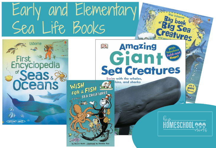 Your students will love this big list of sea life books! |Hip Homeschool Moms