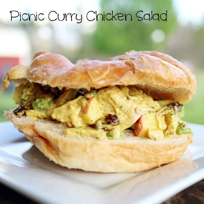 Picnic Curry Chicken Salad