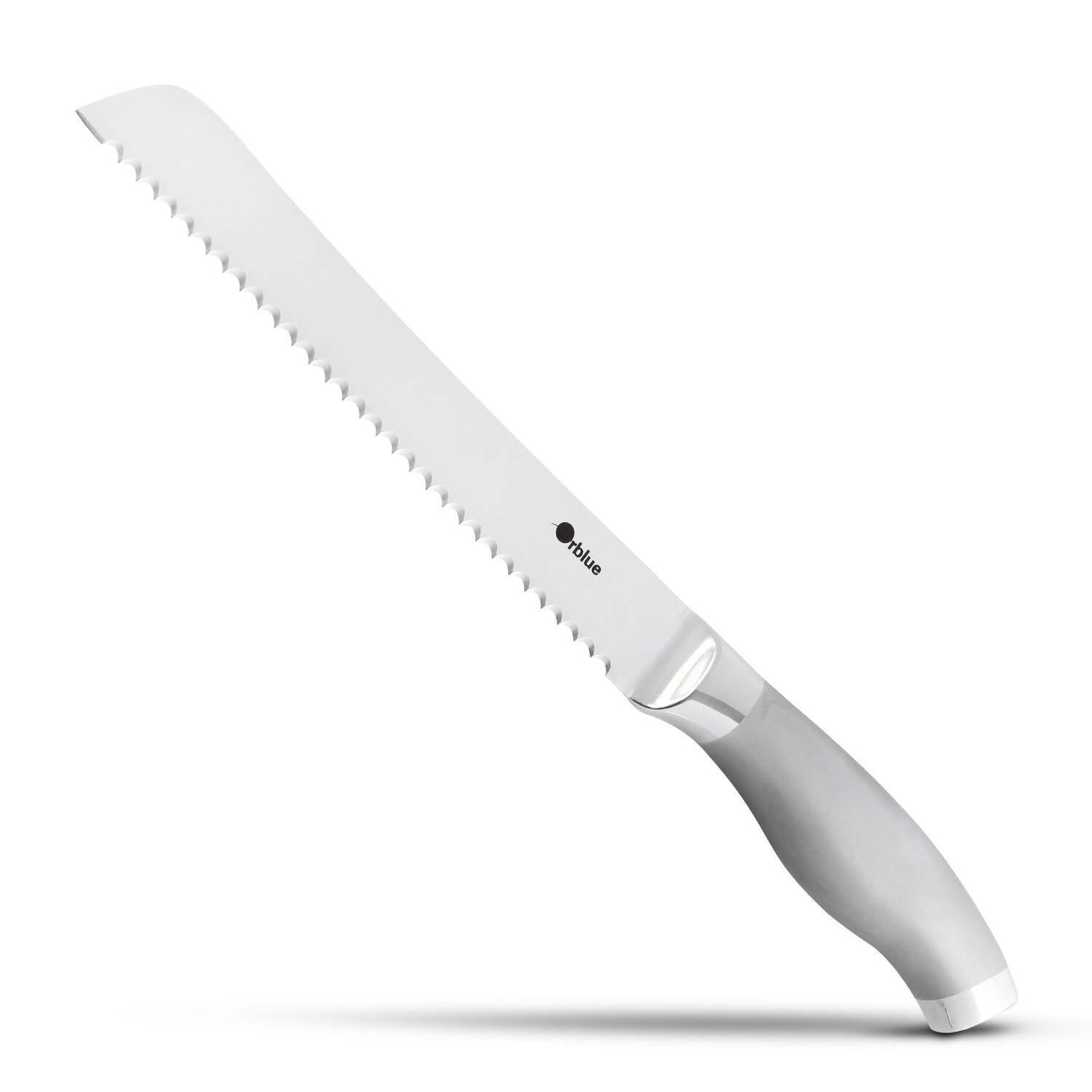 LIGHTNING DEAL ALERT! ORBLUE Stainless Steel Serrated Bread Slicer Knife 48% off!