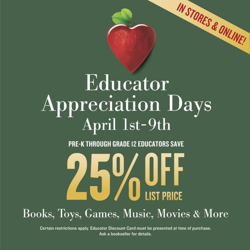 DEAL ALERT: Save 25% with the Educator Discount Cards at Barnes & Noble | Hip Homeschool Moms