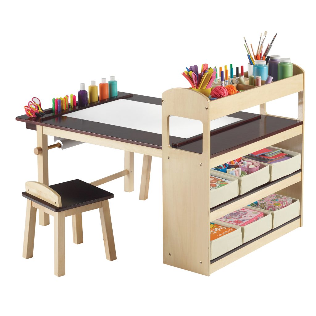 DEAL ALERT: Rectangular Arts and Crafts Table With Stools - 36% off