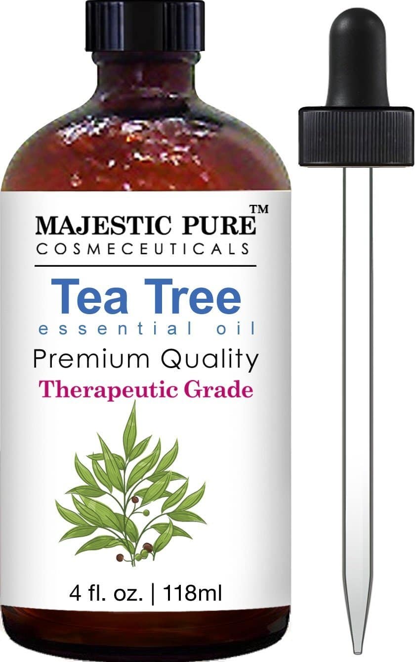 LIGHTNING DEAL ALERT! Majestic Pure Therapeutic Melaleuca Alternifolia Tea Tree Oil With Dropper, 4 fl. Oz 66% Off