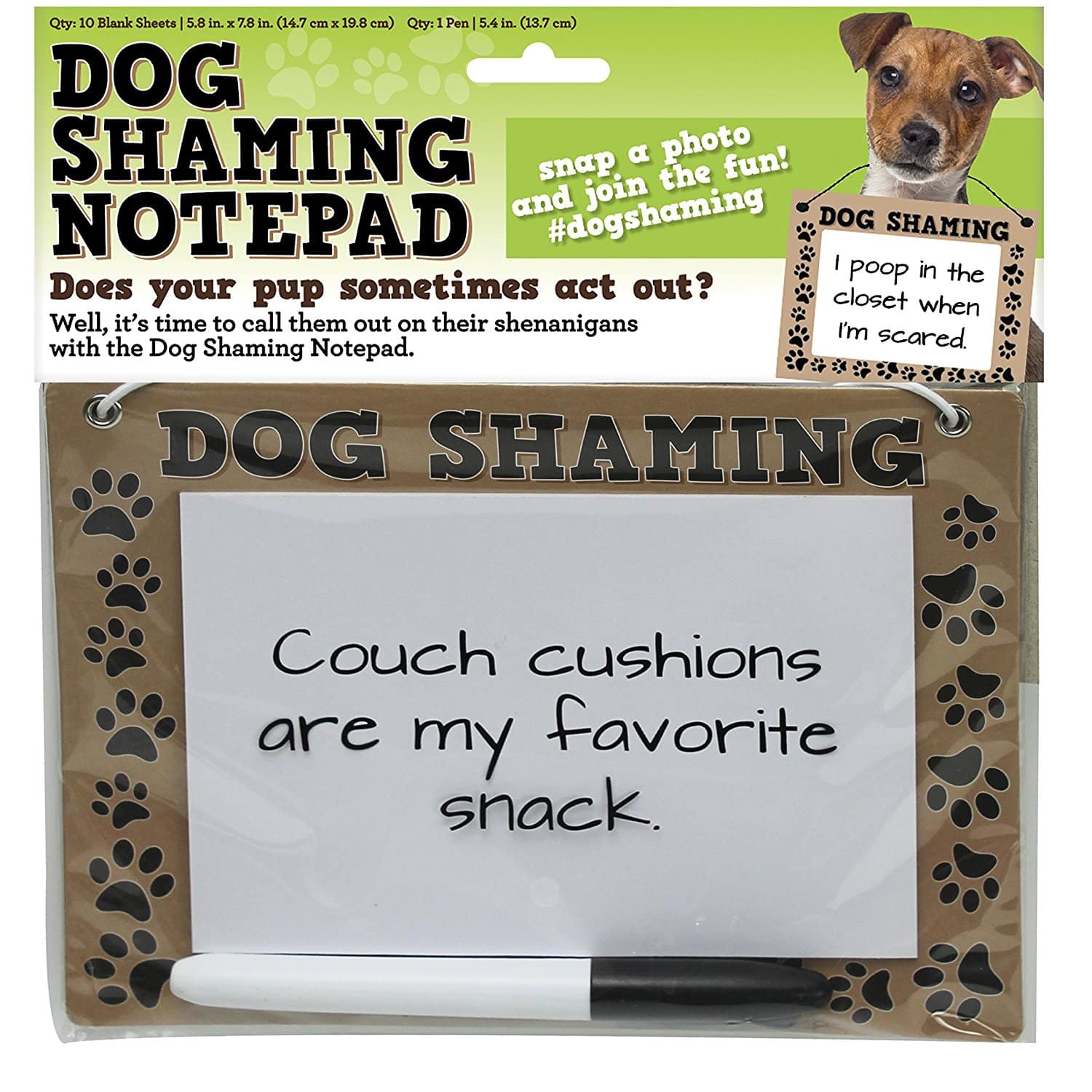 DEAL ALERT: Dog Shaming Notepad (50% off)