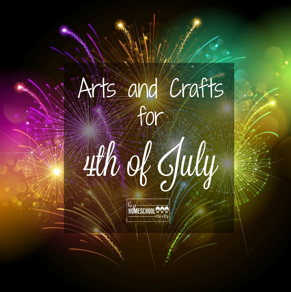 Easy and fun arts and crafts activities for 4th of July for kids!