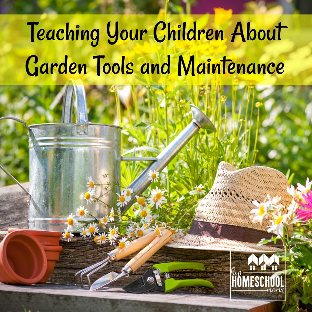 Tips and information for children about garden tools and maintaining a garden.