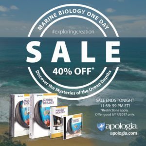 HOMESCHOOL DEAL: Marine Biology 2nd Edition- 40% off TODAY ONLY!