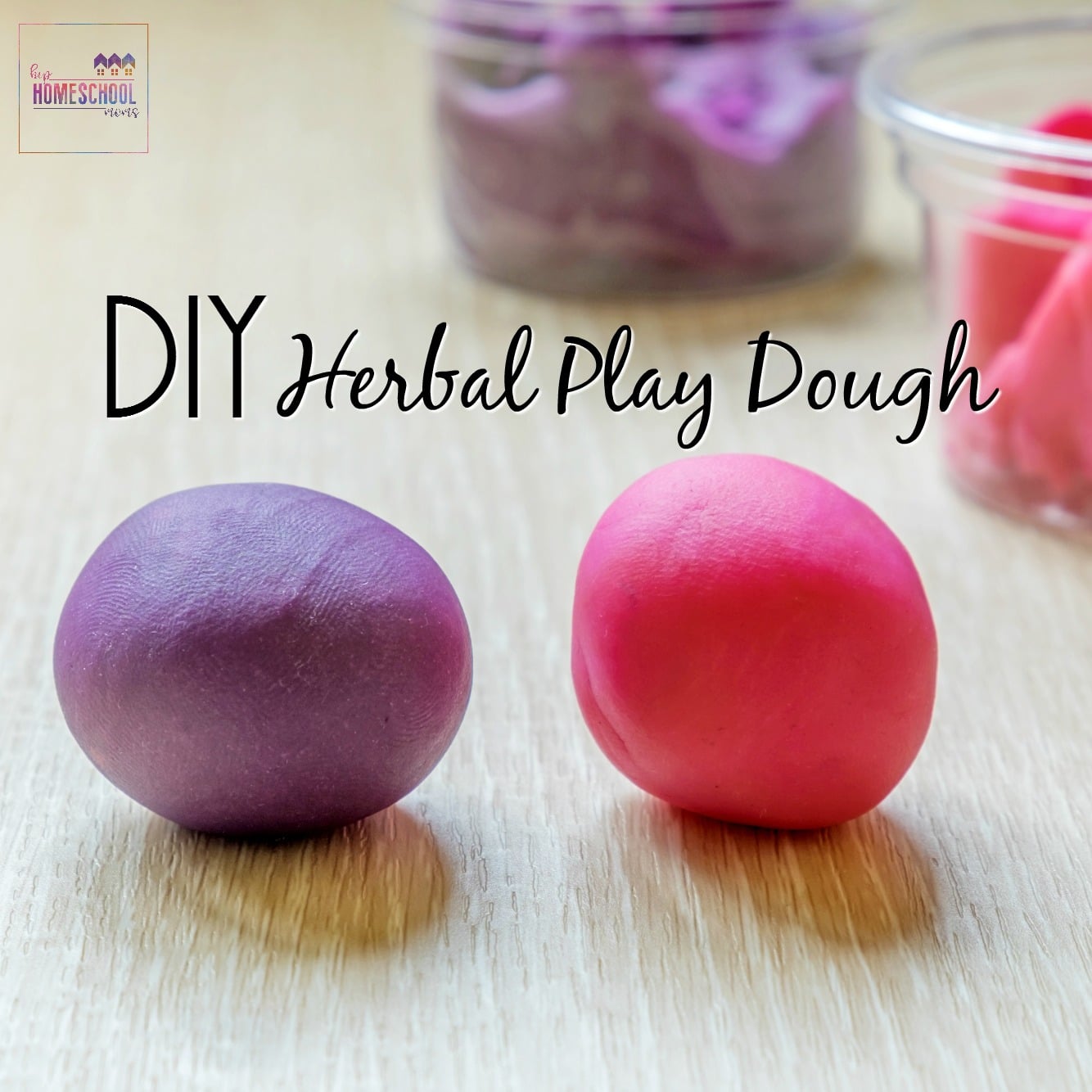 DIY Herbal Play Dough to Teach Phonics