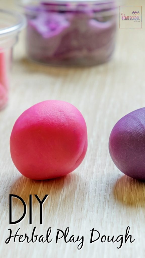 pink and purple balls of play dough