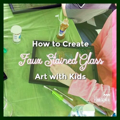 Aluminum Foil Stained Glass Art - Hip Homeschool Moms