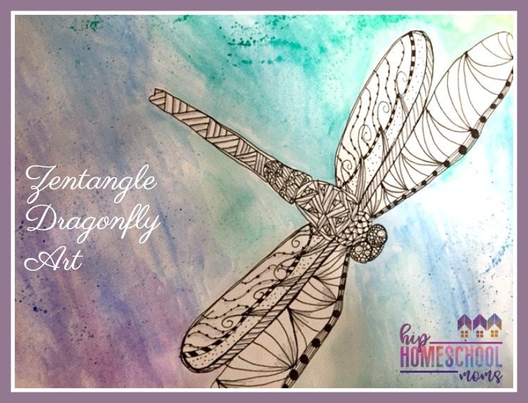 Zentangle Dragonfly