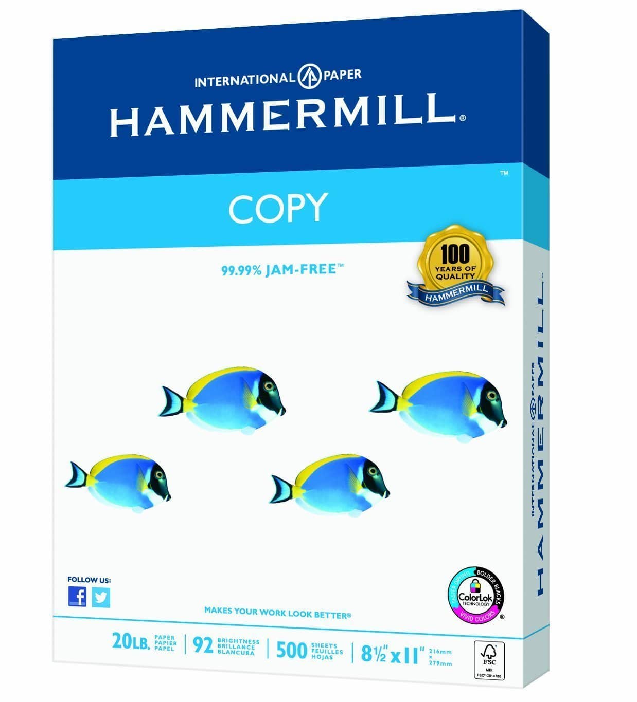 DEAL ALERT: Hammermill Paper Copy Paper 20lb, 8.5 x 11 – 72% off