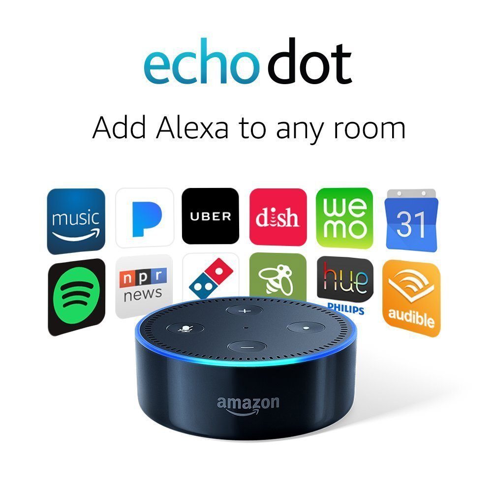 DEAL ALERT: Echo Dot (2nd Generation) – Black – 30% off!!