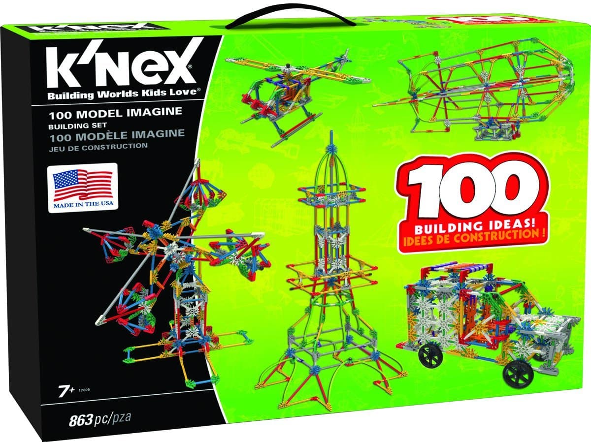 DEAL ALERT: K’NEX 100 Model Building Set – 863 Pieces – Ages 7+ STEM Educational Toy – 48% off!