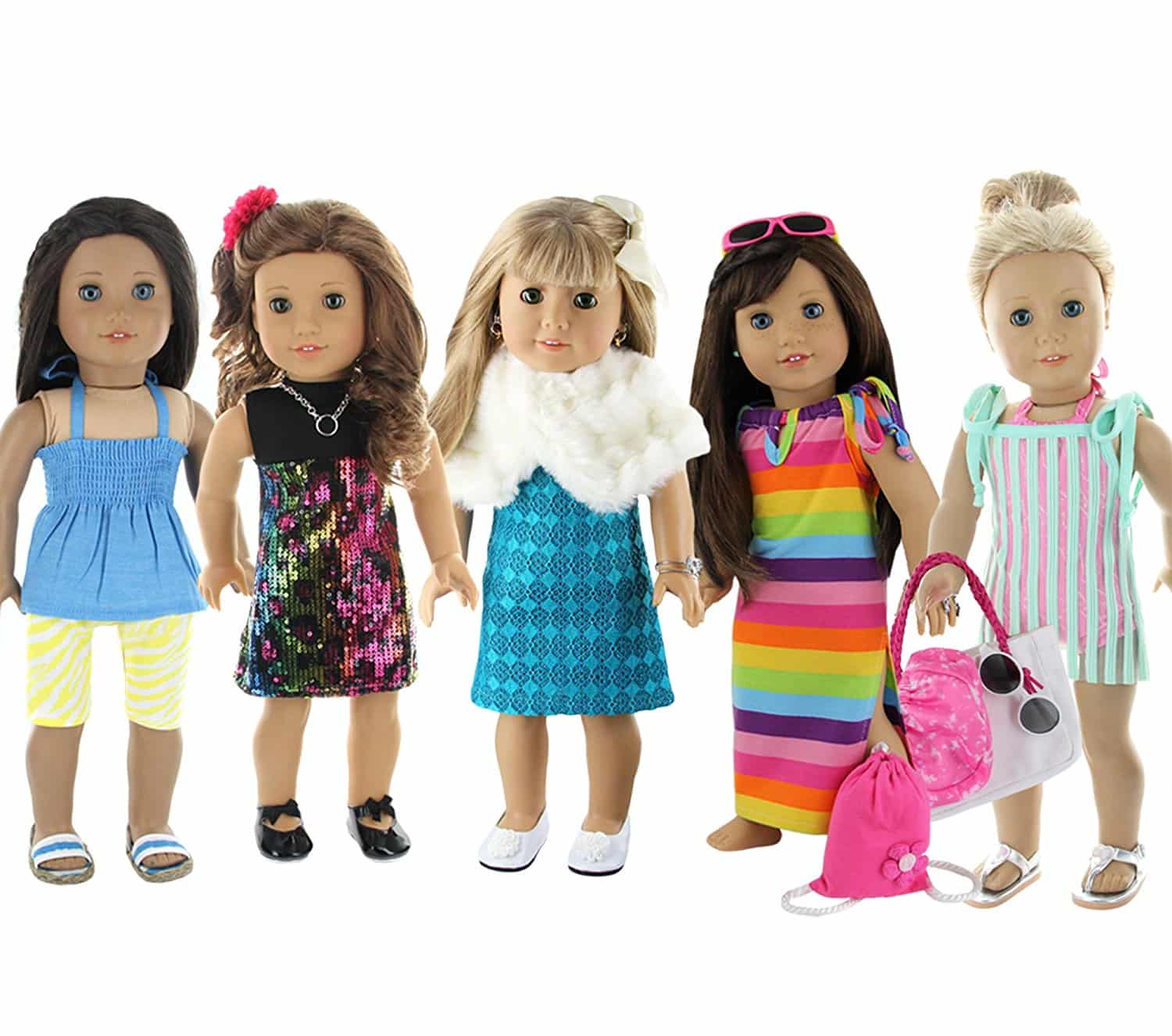 LIGHTNING DEAL ALERT! 28 Piece Holiday Lot Fits 18-Inch American Girl Doll Clothes – 38% off!