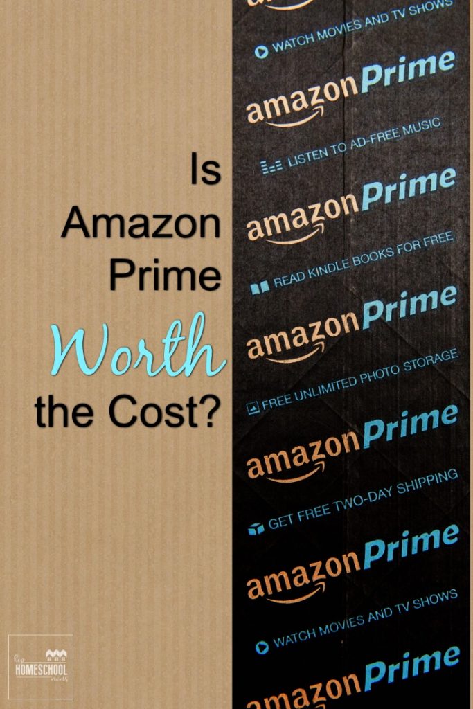 amazon prime box with the question "is it worth it?"