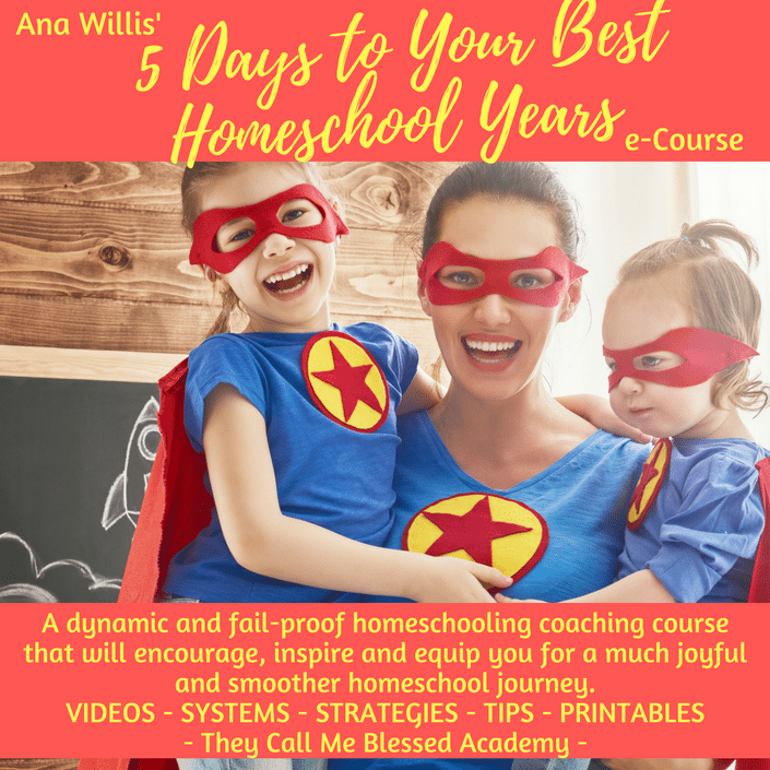DEAL ALERT: 5 Days to Your Best Homeschool Years eCourse – $20 off!