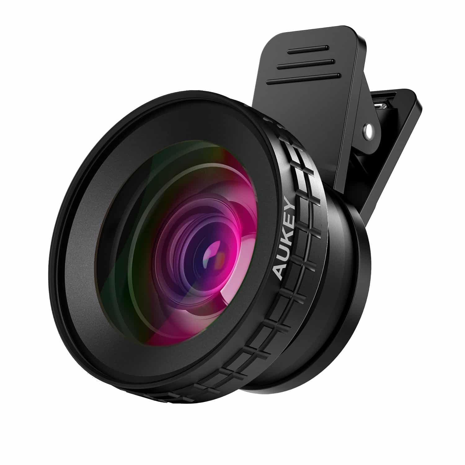 DEAL ALERT: AUKEY Ora iPhone Lens, 0.45x 140° Wide Angle + 10x Macro Clip-on Cell Phone Camera Lenses Kit for Samsung, Android Smartphones, iPhone