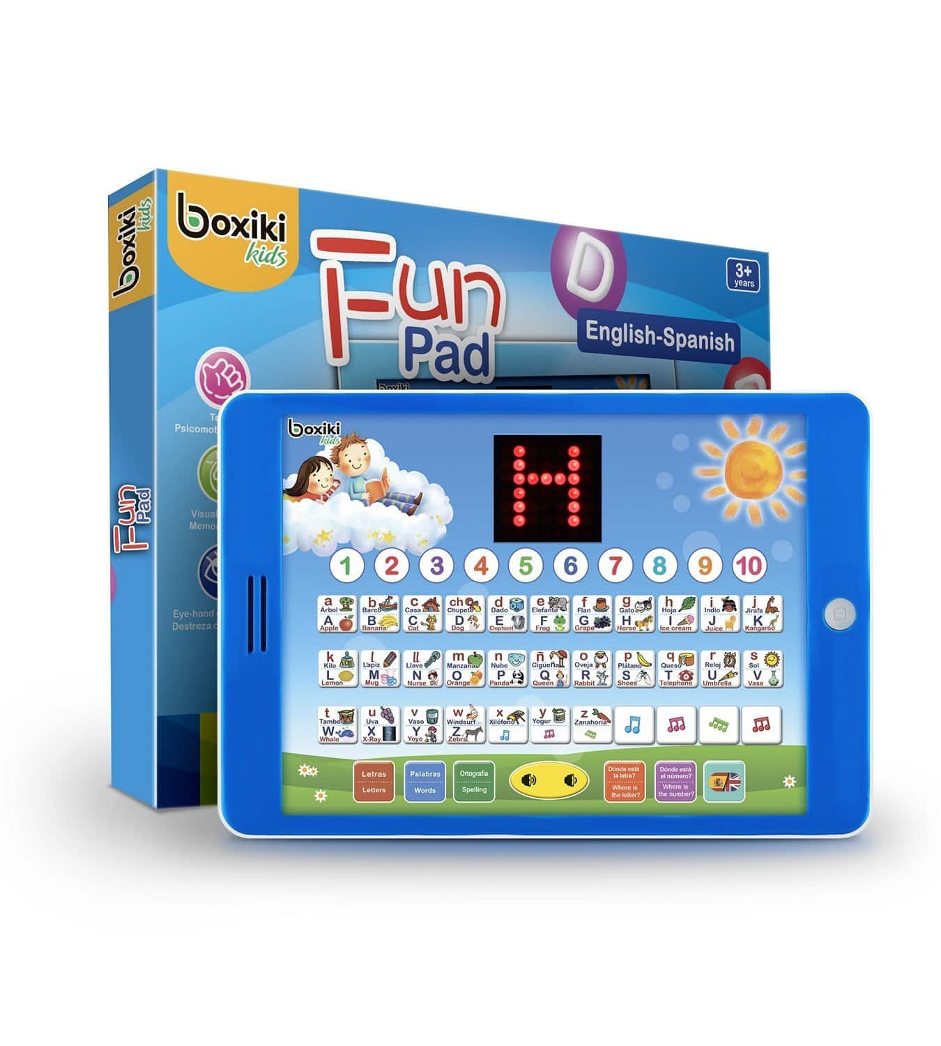 LIGHTNING DEAL ALERT! Spanish-English Tablet Bilingual Educational Toy – 50% off!