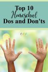 10 homeschool dos and don'ts