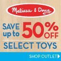 DEAL ALERT: Select Melissa & Doug Toys 50% off!