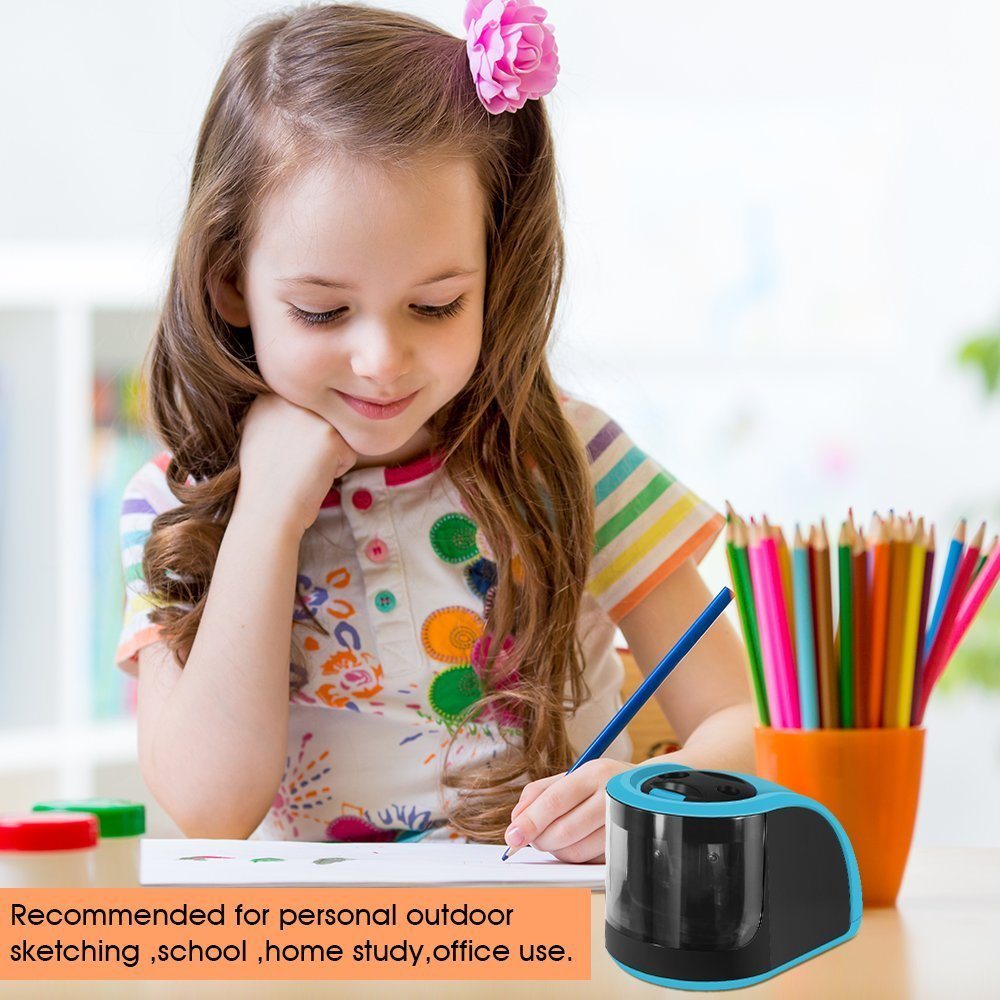 DEAL ALERT: UrBen Electric Pencil Sharpener with Double Holes/Auto-Stop Feature – 55%