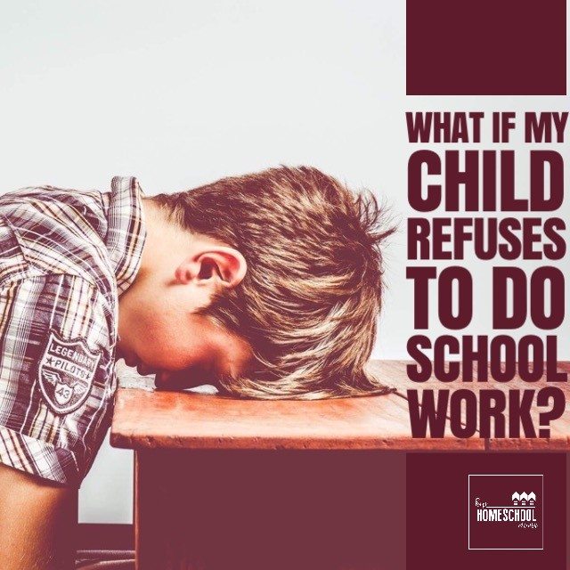 child refusing to do school work